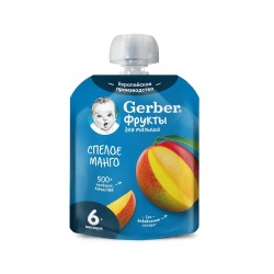 Пюре Gerber спелое манго 90 г