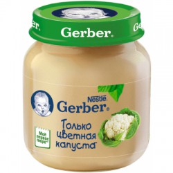Пюре Gerber цветная капуста с 4 мес 130 г