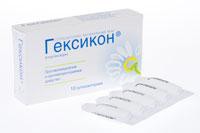 Гексикон супп. ваг. 16 мг 10 шт.
