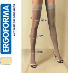 Чулки антиварикозные Ergoforma 2 класс компрессии 23-32 мм р. 5