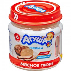 Пюре Агуша говядина с 6 мес 80 г