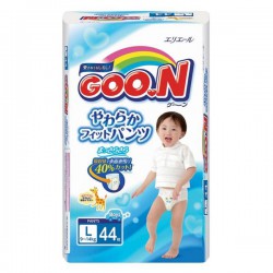Подгузники-трусики для мальчиков 46 шт. Goon 9-14 кг р. l