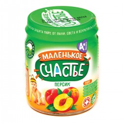 Пюре Маленькое счастье персик с 4 мес 90 г