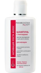 Шампунь для женщин Rinfoltil Эксперт против выпадения и для роста волос с пептидами 200 мл