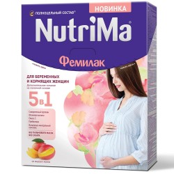 Смесь, NutriMa (НутриМа) 350 г Фемилак для беременных и кормящих дополнительное питание на молочной основе 5в1 манго