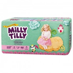 Подгузники-трусики для девочек, Milly Tilly (Милли Тилли) 7-10 кг 46 шт Макси 4